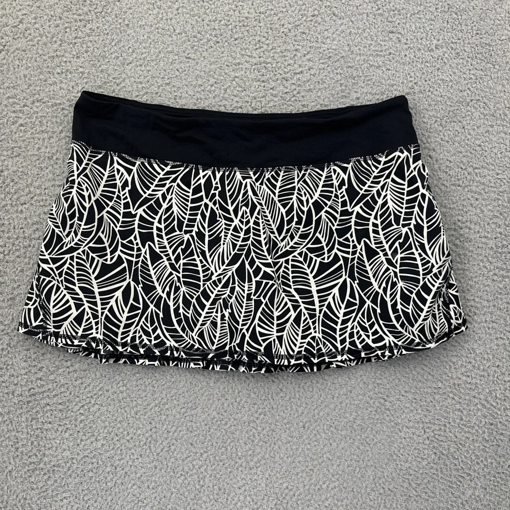 Lululemon Run Pace Setter Skirt Skort Preppy Palm Athletic Tennis Women's 10